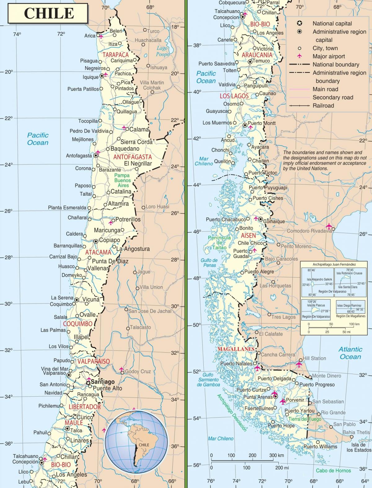 mapi de Chile