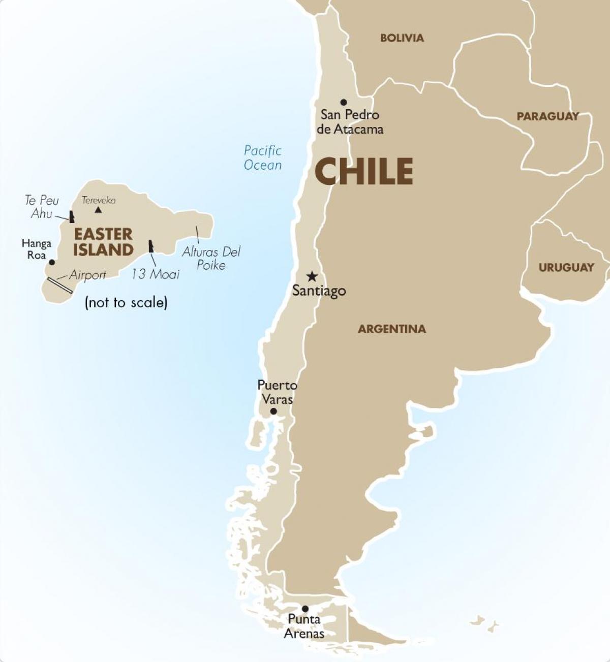 Čileu je mapa