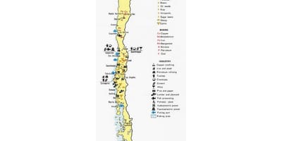 Mapa Čileanskog luke