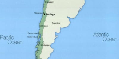 Mapa temuco Čileu